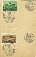 Alkalmi bélyegzés = LÉVA VISSZATÉRT (1938.XI.10.)