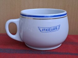 Zsolnay "Utasellátó" teás csésze