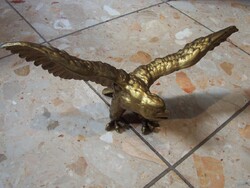 Metal eagle statue