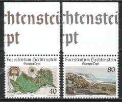 Liechtenstein 0227 mi 667-668 post office EUR 1.60