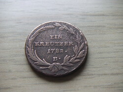 1 Krajcár ( b ) 1782 Austria