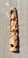 Eastern fertility goddess wooden statue