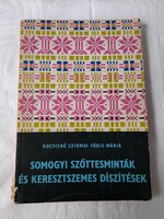 Woven patterns and cross-stitch decorations by Mária Somogyi from Sirmai Kocsisné