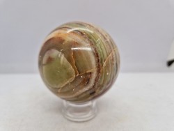 Onyx marble mineral sphere