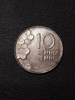 10 penni 1996 - Finnország, gyöngyvirág