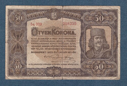 50 Korona 1920 Ritka