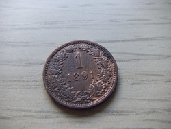 1 Krajcár ( a ) 1891 Austria