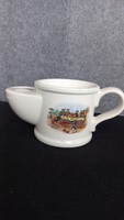 Vintage (1950) English stocking ceramic shaving mug, gurney with 1827 