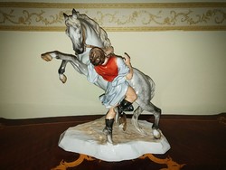 Immaculate Herend xxl colt equestrian figure