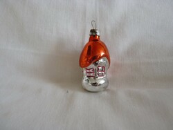 Old glass Christmas tree decoration - cottage!
