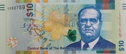 Bahamas $10, 2016, unc banknote