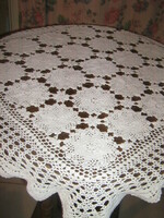 Charming antique crochet tablecloth