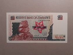 Zimbabwe - 10 Dollars 1997 UNC