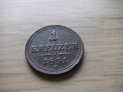 1 Krajcár ( a ) 1851 Austria