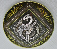 Special antique silver brooch