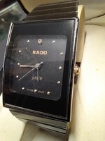 Swiss watch rado jubilee ceramic quartz wristwatch.