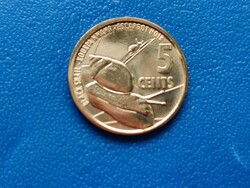 Seychelles / Seychelles 5 cents 2022 snail! Rare! Ouch!