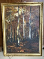 Unknown painter: the autumn blaze of nature