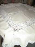 Beautiful handmade crochet tablecloth and crocheted tablecloth