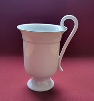 Burg Lindau German porcelain coffee tea hot chocolate cappuccino cup mug with gold edge