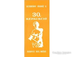 Báv 30. Picture auction catalogue