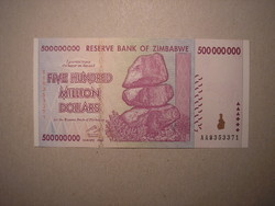 Zimbabwe - 500,000,000 dollars 2008 oz