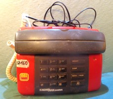 Vezetékes / piros,nyomógombos/ telefon - gyűjteménybe