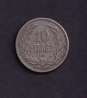 10 Fillér 1893 KB.