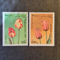 1997.-Afghanistan-flower-tulips (v-87.)