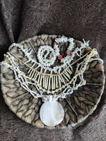 Original shell and bone imitation retro bijou necklace package