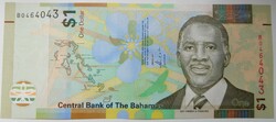 Bahama szigetek 1 dollár 2017 UNC hibrid