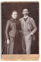 Self-portrait of Szekély Aladár with his mother, Léni Rosenberg, 1900