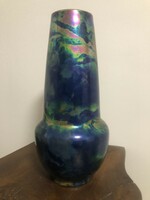 Antique large Zsolnay eosin vase!