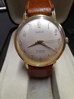 Swiss anchor 21 jevels incablog men's gold-plated watch.