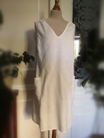 Linen by F&F 44-es lenvászon fehér ruha