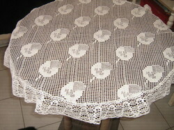 Charming antique lace tablecloth