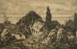 István Imre (1918-1983): Balaton landscape