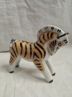 Retro porcelain zebra figure