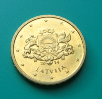 Latvia - 10 euro cent - 2014