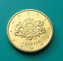 Lettország  – 10 euro cent – 2014