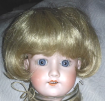 Wig, old doll / blond /