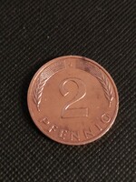 2 pfennig 1996 J - Németország