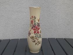 HUF 1 zsolnay richly painted vase with beautiful gilding
