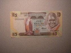 Zambia - 5 kwacha 1988 oz