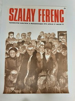 Exhibition poster of Ferenc Szalay, gallery, 1974