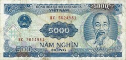 5000 dong 1991 Vietnam 1.