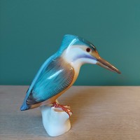 Garbera skärnä aquincum kingfisher porcelain figurine