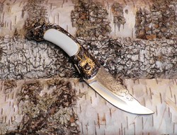 Indian hunting knife, knife.