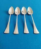 Silver 4 tea spoons in English style