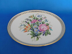 Herend bouquet de saxe pattern openwork offering